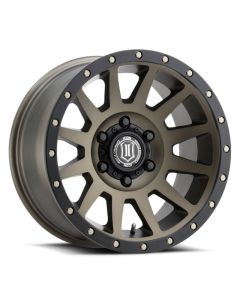 ICON Compression 17x8.5 6x5.5 0mm Offset 4.75in BS 106.1mm Bore Bronze Wheel buy in USA