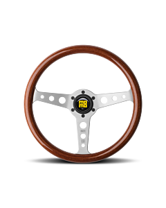 Momo Indy Steering Wheel 350 mm - Magoany Wood/Brshd Spokes buy in USA