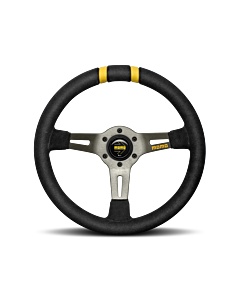 Momo MODDRIFT Steering Wheel 330 mm - Black Suede/Anth Spokes/2 Stripes buy in USA