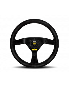 Momo MOD69 Steering Wheel 350 mm - Black Suede/Black Spokes buy in USA