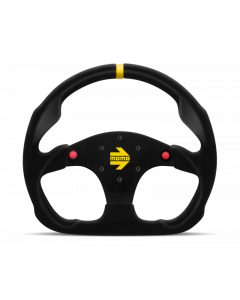 Momo MOD30 Buttons Steering Wheel 320 mm - Black Suede/Black Spokes/1 Stripe buy in USA