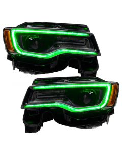 Oracle 2014-2021 Jeep Grand Cherokee Dynamic Headlight DRL Upgrade Kit - ColorSHIFT - Dynamic buy in USA