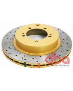 DBA 03-05 Evo 8/9 Rear Drilled & Slotted 4000 Series Rotor buy in USA