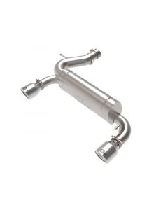 aFe Vulcan 3in 304 SS Axle-Back Exhaust 2021 Ford Bronco L4-2.3L (t)/V6-2.7L (tt) w/ Polished Tips buy in USA