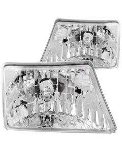 ANZO 1998-2000 Ford Ranger Crystal Headlights Chrome buy in USA