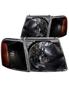 ANZO 2001-2005 Ford Explorer Crystal Headlights Black buy in USA