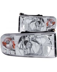 ANZO 1994-2001 Dodge Ram Crystal Headlights Chrome w/ LED buy in USA