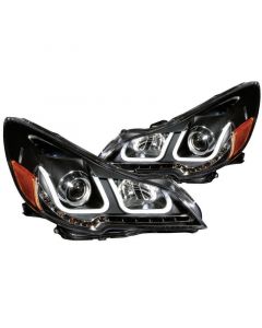 ANZO 2010-2014 Subaru Outback Projector Headlights w/ U-Bar Black buy in USA