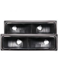 ANZO 1988-1998 Chevrolet C1500 Euro Parking Lights Black buy in USA