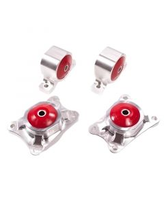 Innovative 00-09 Honda S2000 F-Series Silver Aluminum Mounts 75A Bushings Billet Rear Diff Mounts buy in USA