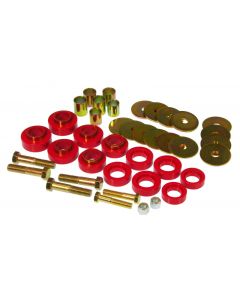 Prothane 67-81 Chevy Camaro Body Mount Kit w/ Hardware - Red buy in USA