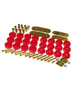 Prothane Chevy Conv Impala / Belair Body Mount Kit - Red buy in USA