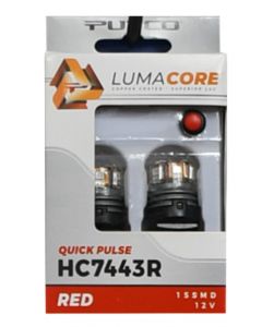 Putco LumaCore 7443 Red - Pair (x3 Strobe w/ Bright Stop) buy in USA