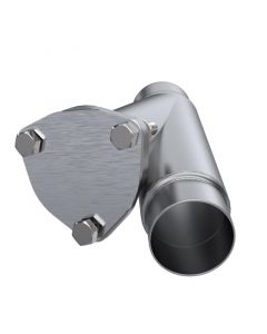 QTP 2.25in Weld-On QTEC Exhaust Cutout Y-Pipe buy in USA