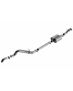 Borla 21-22 Ford Bronco 2.3L 2DR/4DR T-304 Stainless Steel Cat-Back Touring Exhaust - Brushed buy in USA