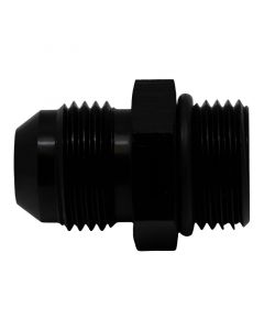 DeatschWerks 8AN ORB Male to 8AN Male Flare Adapter (Incl O-Ring) - Anodized Matte Black buy in USA