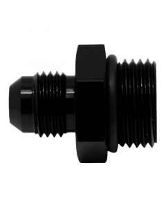 DeatschWerks 8AN ORB Male to 6AN Male Flare Adapter (Incl O-Ring) - Anodized Matte Black buy in USA