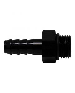 DeatschWerks 6AN ORB Male to 5/16in Male Triple Barb Fitting (Incl O-Ring) - Anodized Matte Black buy in USA