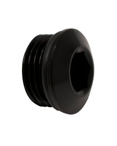 DeatschWerks 8AN ORB Male Plug Low Profile Internal Allen/Hex (Incl O-Ring) Anodized Matte Black buy in USA