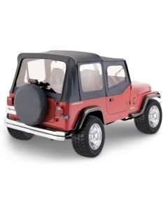 Rampage 1976-1983 Jeep CJ5 Complete Top - Black Denim buy in USA