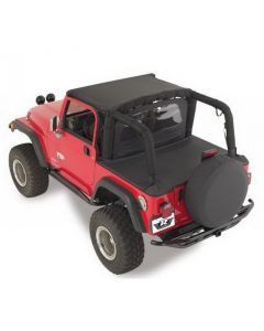 Rampage 1992-1995 Jeep Wrangler(YJ) Tonneau Cover - Black Denim buy in USA