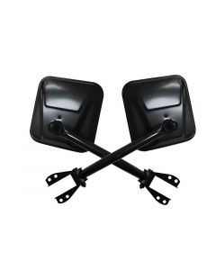 Rampage 1955-1983 Jeep CJ5 Side Mirrors - Black buy in USA