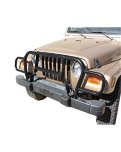 Rampage 1987-1995 Jeep Wrangler(YJ) Headlight Euro Grill Guard - Black buy in USA