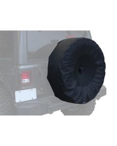 Rampage 2018-2019 Jeep Wrangler(JL) Sport 2-Door Tire Cover w/Cam Slot 33in -35in - Black buy in USA