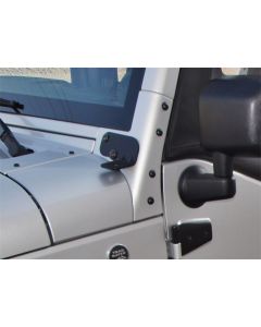 Rampage 2007-2018 Jeep Wrangler(JK) Windshield Hinge Light Bracket - Black buy in USA