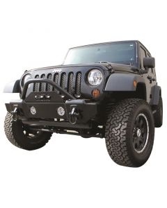 Rampage 2007-2018 Jeep Wrangler(JK) Recovery Bumper Stubby Front - Black buy in USA