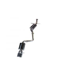 AWE Tuning Audi B8 A5 2.0T Touring Edition Single Outlet Exhaust - Polished Silver Tips buy in USA