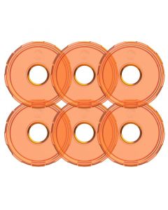 KC HiLiTES Cyclone V2 LED - Replacement Lens - Amber - 6-PK buy in USA