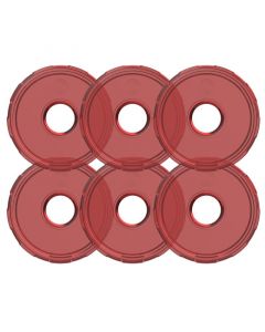 KC HiLiTES Cyclone V2 LED - Replacement Lens - Red - 6-PK buy in USA