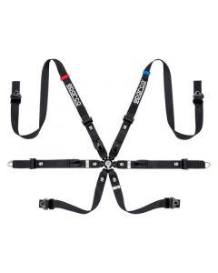 Sparco Belt Prime H7 6 Point 2in Black Harness buy in USA