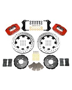 Wilwood Dynapro Radial Front Kit 12.19in Drilled Red 99-03 Jetta IV & Golf IV buy in USA