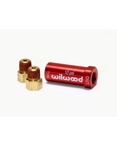 Wilwood Residual Pressure Valve - New Style w/ Fittings - 10# / Red buy in USA