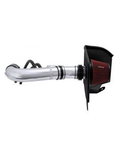 Spectre 04-14 Nissan Titan V8-5.6L F/I Air Intake Kit - Polished w/Red Filter buy in USA