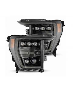 AlphaRex 21-22 Ford F-150 NOVA LED Proj Headlights Plank Style Alpha Blk w/Activ Light/Seq Signal buy in USA