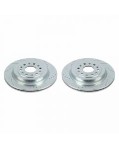 Power Stop 19-20 Ram 1500 Rear Evolution Drilled & Slotted Rotors - Pair buy in USA