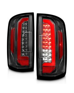 ANZO 15-21 Chevrolet Colorado Full LED Tail Lights w/ Red Lightbar Black Housing Clear Lens buy in USA