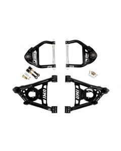 UMI Performance 64-72 GM A-Body Tubular Upper & Lower Front A-Arm Kit - Black buy in USA