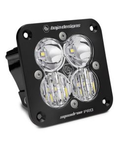 Baja Designs Squadron Pro Driving/Combo Pattern Flush Mount Black LED Light Pod - Clear buy in USA