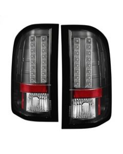 Spyder Chevy Silverado 07-13 LED Tail Lights Blk ALT-YD-CS07-LED-BK buy in USA