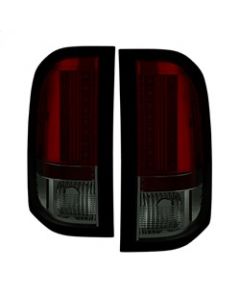 Spyder Chevy Silverado 07-13 LED Tail Lights Red Smoke ALT-YD-CS07-LED-RS buy in USA