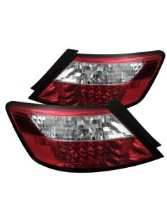 Spyder Honda Civic 06-08 2Dr LED Tail Lights Red Clear ALT-YD-HC06-2D-LED-RC buy in USA