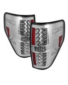 Spyder Ford F150 09-14 LED Tail Lights Chrome ALT-YD-FF15009-LED-C buy in USA