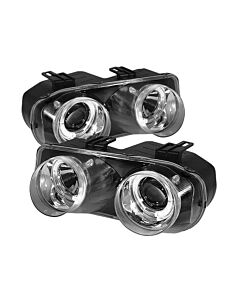 Spyder Acura Integra 94-97 Projector Headlights LED Halo -Chrome High H1 Low 9006 PRO-YD-AI94-HL-C buy in USA