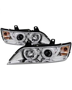 Spyder BMW Z3 96-02 Projector Headlights LED Halo Chrome High H1 Low H1 PRO-YD-BMWZ396-HL-C buy in USA