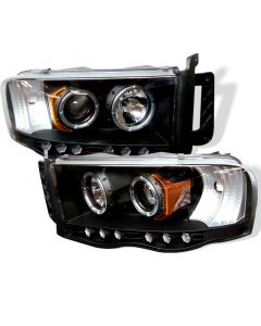 Spyder Dodge Ram 1500 02-05/Ram 2500 03-05 Projector Headlights LED Halo LED Blk PRO-YD-DR02-HL-BK buy in USA