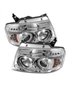 Spyder Ford F150 04-08 Projector Headlights Version 2 LED Halo LED Chrm PRO-YD-FF15004-HL-G2-C buy in USA